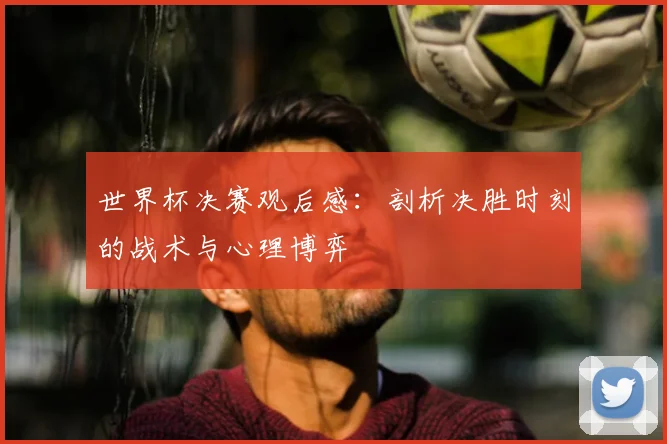 世界杯决赛观后感:剖析决胜时刻的战术与心理博弈